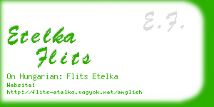 etelka flits business card